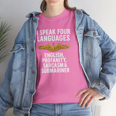 Funny United States Submarine Officer Multilingual T-Shirt