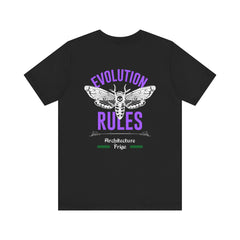 Evolution Rules Unisex Jersey Tee - Trendy Graphic Shirt for Nature Lovers