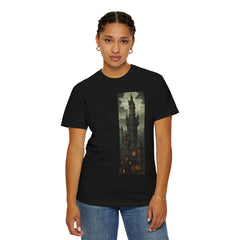 Gothic Vampire Castle - BookMark Unisex Garment-Dyed T-shirt