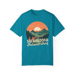 Shenandoah National Park Graphic, Comfort Colors Soft Relaxed Fit Unisex Garment-Dyed T-shirt