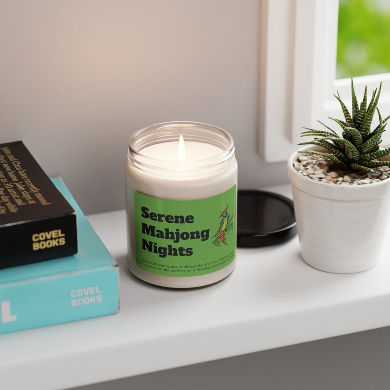 Unique Mahjong Gift, Scented Soy Candle, 9oz, Gift for Mom, Gift For Her, Gift For Daughter, Birthday Gift, Gift for Mahjong Player