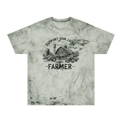 Support Your Local Farmer Graphic Unisex Color Blast T-Shirt