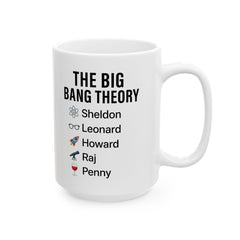 Fun Big Bang Theory Ceramic Mug, Scientist Gift, Unique Fan Gift