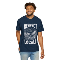 Respect the Locals Whale T-Shirt — Marine Conservation Graphic
