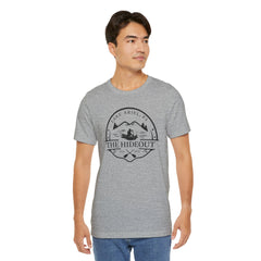 The Hideout Lake Ariel Tee — Vintage Lakeside Cabin T-Shirt