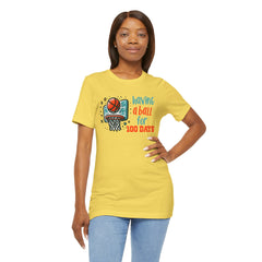 100 Days of School Having A Ball Unisex Tee