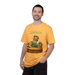 Golden Retriever Brewer Beer T-Shirt — Cute Brew-Dog Graphic Tee