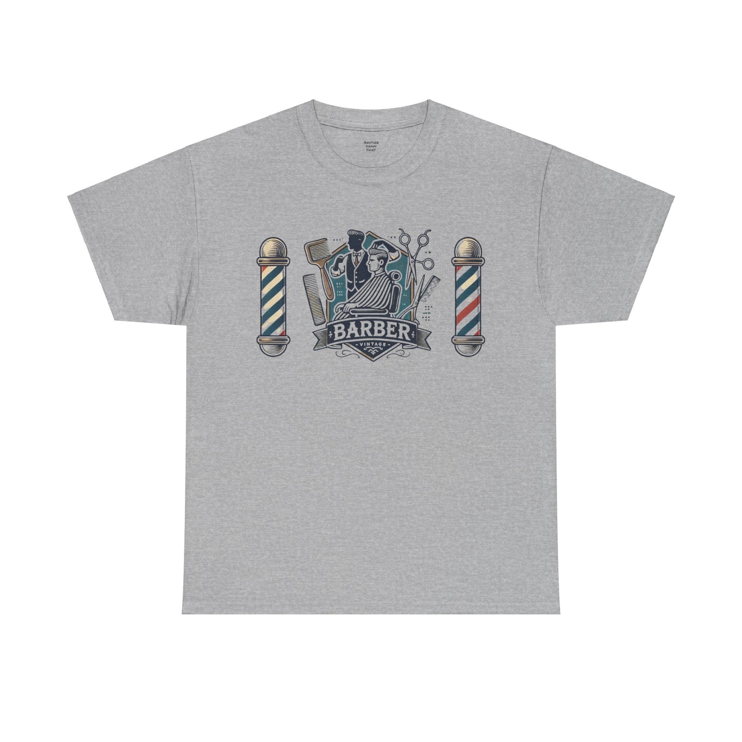 Vintage Barber - Graphic Unisex Heavy Cotton Tee