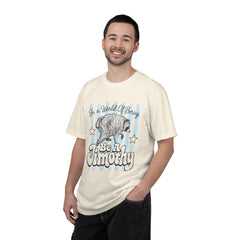 Be A Timothy T-Shirt — Retro Raccoon Graphic Tee ("In a World of Boring")