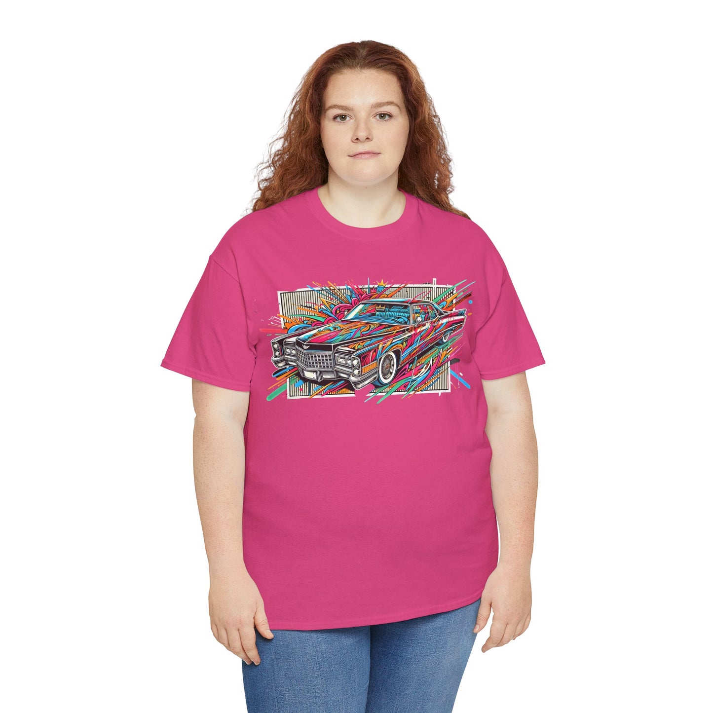 Graffiti Mania Cadillac Eldorado Graphic - Unisex Heavy Cotton Tee