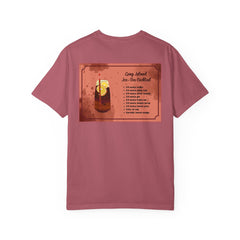 Long Island NY Comfort Colors Garment-Dyed T-shirt with Long Island Ice Tea Cocktail Recipe on Back