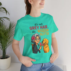 Wisdom Glitter Tee: Funny Gift for Dog Lovers, Mother's Day, Birthday, Casual Wear, Unisex Shirt