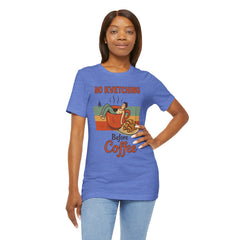 Cozy Coffee Lover Tee, No Kvetching Before Coffee Shirt, Funny Gift for Coffee Enthusiasts, Unisex Casual Apparel, Perfect for [...]