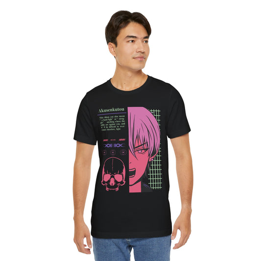 Anime Skull Art - Unisex Jersey Short Sleeve Tee