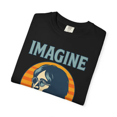 John Lennon Imagine T-Shirt, Vintage Graphic Tee, Music Lover Gift, Unisex Casual Wear, Retro Art Shirt