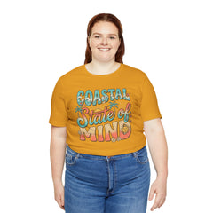 Coastal State of Mind Tee — Retro Beach Graphic T-Shirt