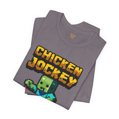 Video Game Chicken Jockey Tee - Unisex Short Sleeve T-Shirt