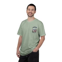 Where the Road Ends Long Island Unisex Garment-Dyed T-shirt