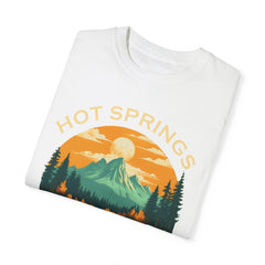 Hot Springs National Park Graphic, Comfort Colors Soft Relaxed Fit Unisex Garment-Dyed T-shirt