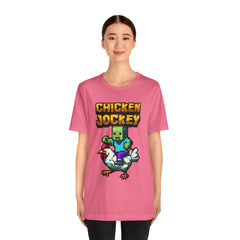 Video Game Chicken Jockey Tee - Unisex Short Sleeve T-Shirt