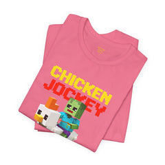 Video Game Chicken Jockey Tee - Unisex Short Sleeve T-Shirt