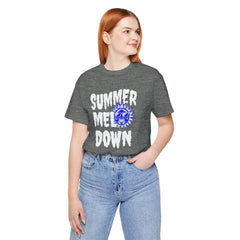 Summer Meltdown Graphic Tee — "Summer Melt Down" Sun Design