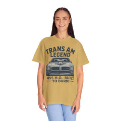 Retro Pontiac 1971 Trans Am High Output -455 Unisex Comfort Colors Garment Dyed T-Shirt