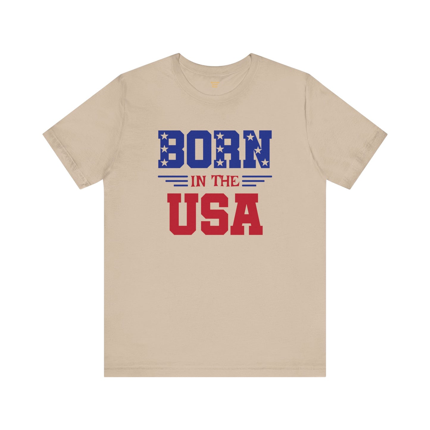 Born In The USA, Unisex Jersey Short Sleeve Tee