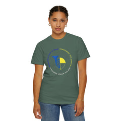 Blue French Horn & Yellow Umbrella T-Shirt — HIMYM Fan Tee