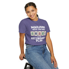 Mahjong Retirement Plan Unisex T-Shirt - Fun Gift for Friends