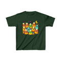 Cute Candy Corn Characters - Kids Heavy Cotton™ Tee