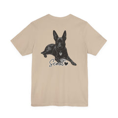 Dog Dad T-Shirt — Personalized Your Dog Image  Tee (Custom Name)