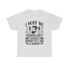 Humorous Barber Tee, Funny Barber Gifts, Unisex Cotton Shirt, Barber Appreciation, Father's Day Gift Tee, Hair Stylist T-Shirt