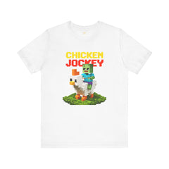 Video Game Chicken Jockey Tee - Unisex Short Sleeve T-Shirt