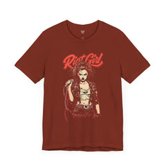 Punk Rock Riot Girl - Unisex Jersey Short Sleeve Tee
