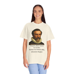 Kepler Coffee Quote T-Shirt — Astronomy Nerd Vintage Portrait Tee