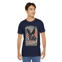 Personalized with your Dogs name and image - Patriotic Dog T-Shirt