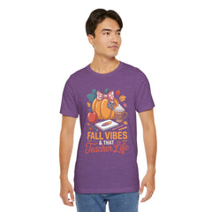 Fall Vibes Teacher Life T-Shirt