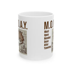 MONDAY Definition Funny Graphic Ceramic Mug, (11oz, 15oz)