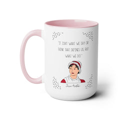 Jane Austen Quote Mug,Famous Author Mug,inspirational mug,Woman literary gift,history buff cup,teacher mug idea,Gift for reader,famous quote