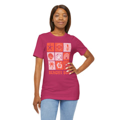 Beachy Soul Unisex Jersey Tee - Perfect Summer Vibes, Casual Wear, Gift for Beach Lovers, Vacation Outfit, Relaxed Style