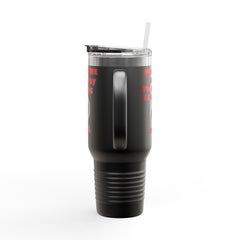 Space Odyssey Insulated Travel Mug, 40oz - Open The Pod Bay Doors HAL