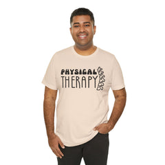 Physical Therapy Unisex Tee - Spine Graphic Gift for PT Student