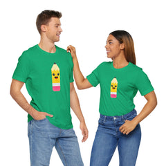 Emoji TEACHER PENCIL- Graphic Unisex Jersey Short Sleeve Tee