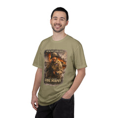 American Heroes Collection No 2 Graphic T-Shirt — “We're Not Going Back” Audie Murphy WWII