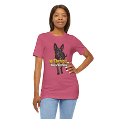 My Therapist Has A Wet Nose Personalized with your dog(s) image T-Shirt