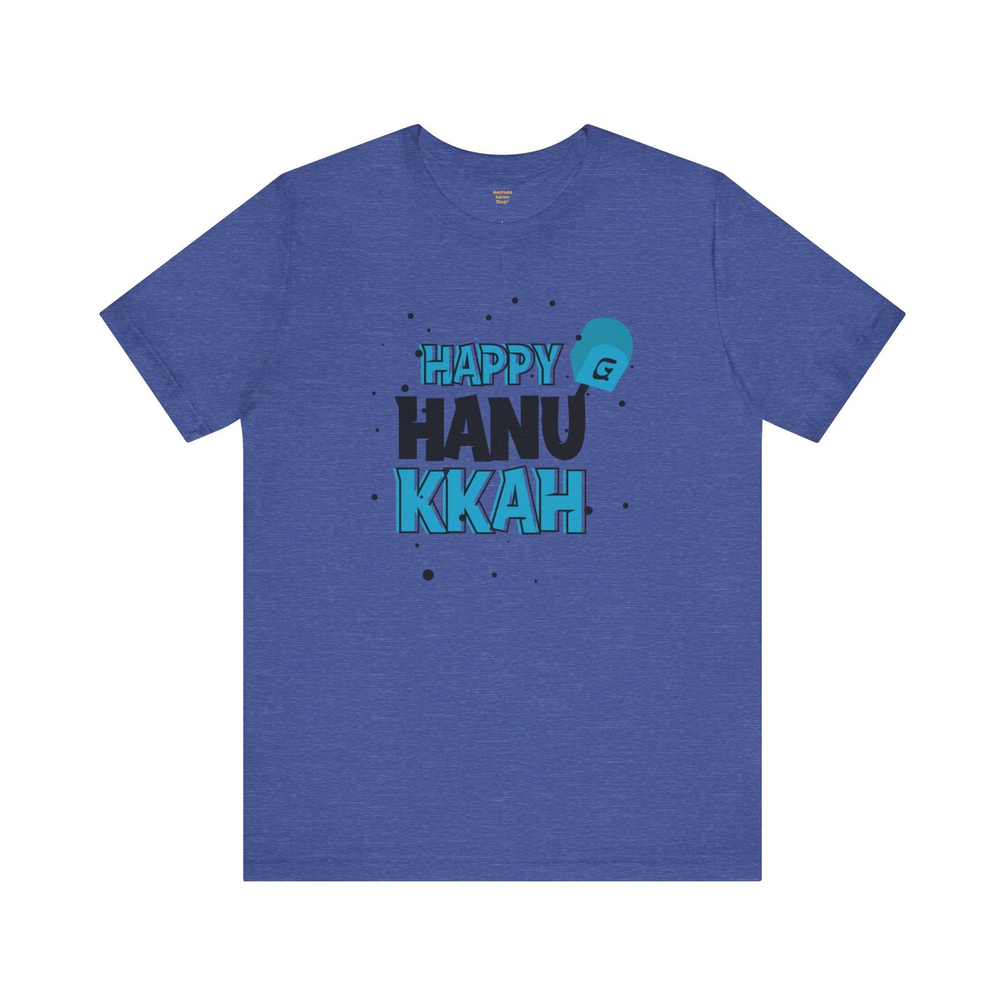 Happy Hanukkah Dreidel- Unisex Jersey Short Sleeve Tee