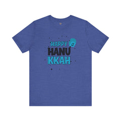 Happy Hanukkah Dreidel- Unisex Jersey Short Sleeve Tee