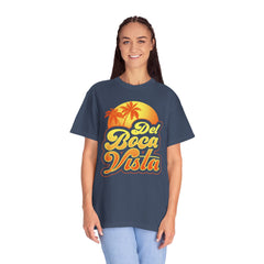Del Boca Vista Graphic - Unisex Garment-Dyed T-shirt