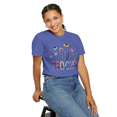 Floral Teacher Appreciation T-Shirt - Comfort Colors Soft